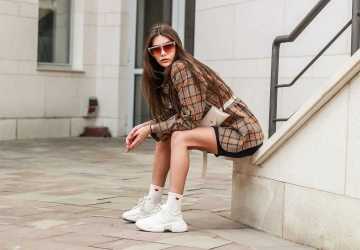 Platform sneakers are hot right now.